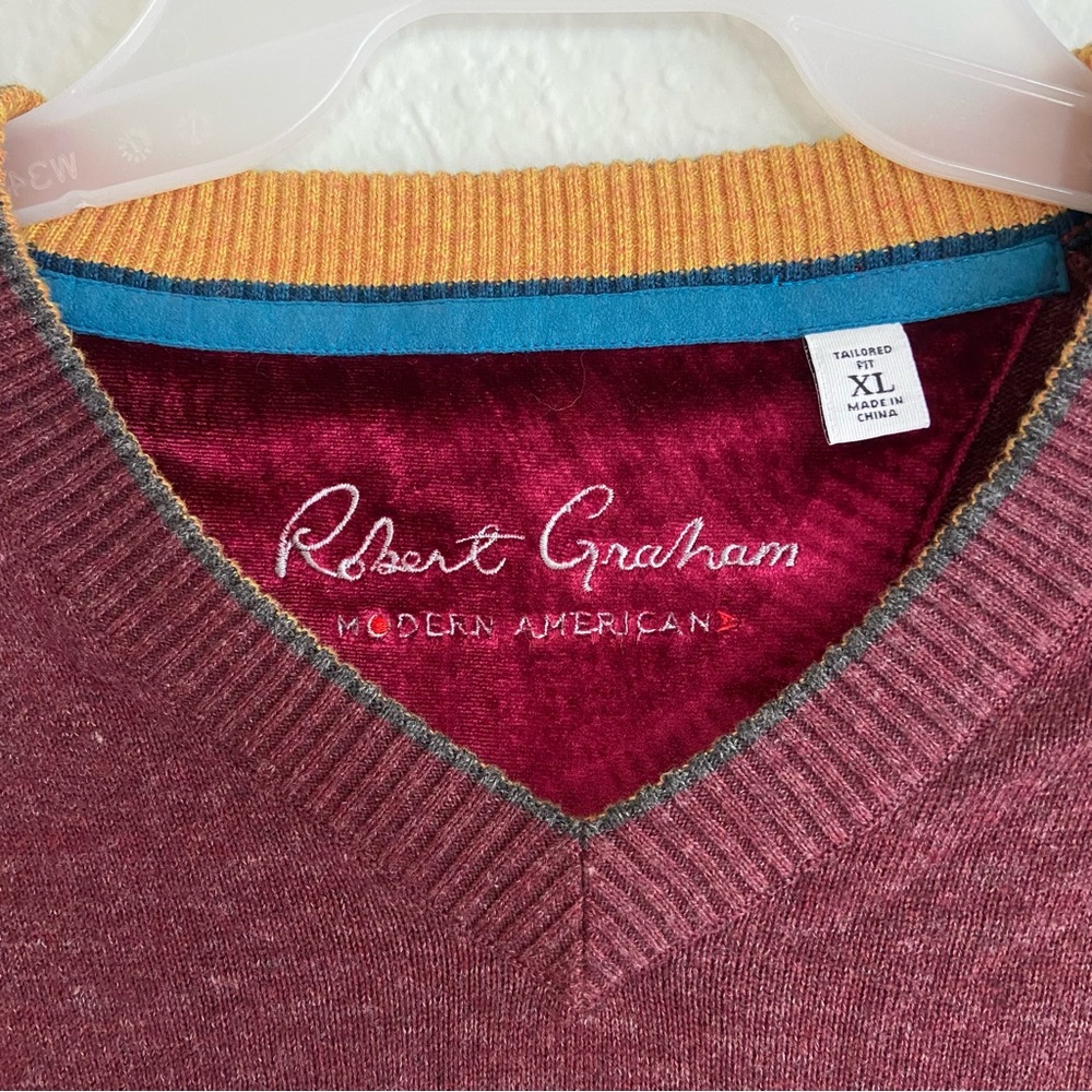 Robert graham modern American men’s pullover sweater